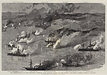 The Battle of Fuzhou; Duguay-Trouin is at left BattleFoochow.jpg