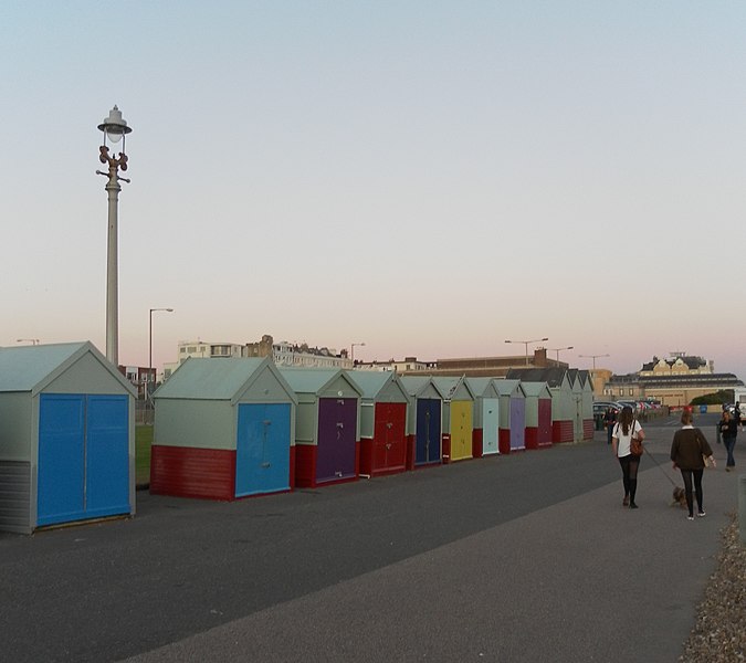 File:Beach Huts at King's Esplanade, Hove (September 2011).JPG