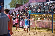 Deutsch: Beachhandball bei den Olympischen Jugendspielen 2018 in Buenos Aires; Tag 7, 13. Oktober 2018; Jungen, Halbfinale – Spanien-Kroatien 2:1 English: Beach handball at the 2018 Summer Youth Olympics in Buenos Aires at 13 October 2018 – Boys Semifinal – Spain-Croatia 2:1 Español: Handball de playa en los Juegos Olimpicos de la Juventud Buenos Aires 2018 en 13 de octubre de 2018 – Semifinales de chicos - España-Croacia 2:1