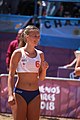 Deutsch: Beachhandball bei den Olympischen Jugendspielen 2018 in Buenos Aires; Tag 7, 13. Oktober 2018; Mädchen, Halbfinale – Niederlande-Kroatien 0:2 English: Beach handball at the 2018 Summer Youth Olympics in Buenos Aires at 13 October 2018 – Girls Semifinal – Netherlands-Croatia 0:2 Español: Handball de playa en los Juegos Olimpicos de la Juventud Buenos Aires 2018 en 13 de octubre de 2018 – Semifinales Femeninas - Países Bajos-Croacia 0:2