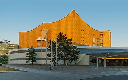 Berliner Philharmonie, home of the orchestra