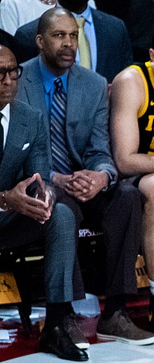 Billy Taylor as an assistant coach with Iowa