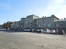 Bishkek-2 railway station Bischkek II Bahnhof, Nov. 2013.jpg