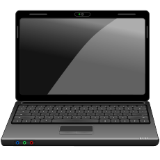 Black laptop.svg