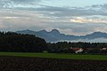 Blick von Kolbermoor Süd auf den Wendelstein