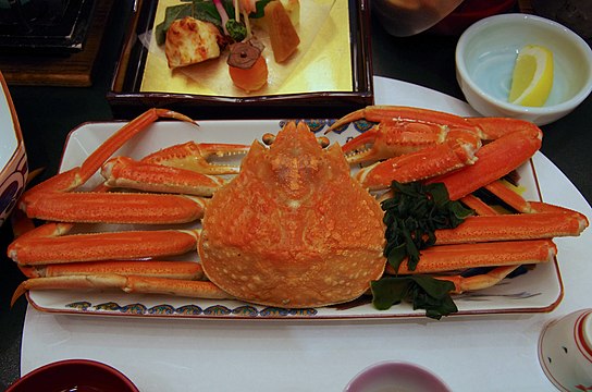 Japanse boiled crab
