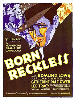 <i>Born Reckless</i> (1930 film) 1930 film