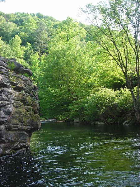 File:Boulder Beside the Little River, Near Metcalf Bottoms.JPG