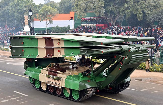 Bridge Layer Tank on Ajeya manufactured by HVF Chennai