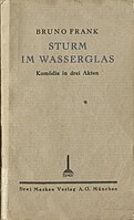 Bruno Frank - Sturm im Wasserglas - Cover.jpg