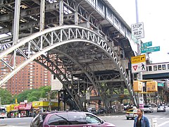 La estación cerca de Broadway.