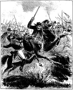 CHICO DIABO atravessando com uma lança Solano López (Semana Illustrada n 485, 27.03.1870) .JPG