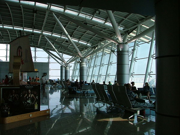 Departures area at Terminal 1