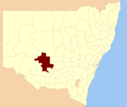 Contea di Carrathool – Mappa