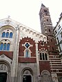 Facciata della cattedrale di Sant'Evasio, Casale Monferrato, Piemonte, Italia