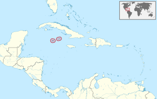 Cayman Islands in Caribbean.svg