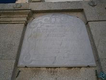 Tumba de Isidoro Brocos en el Cementerio de Santo Amaro de La Coruña.