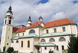 Cerkev sv.  Petra, Ljubljana-Center, skozi okno Inštituta za biofiziko.jpg