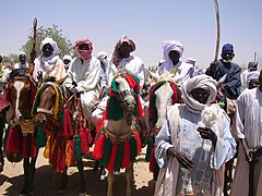 A tribal delegation in Chad