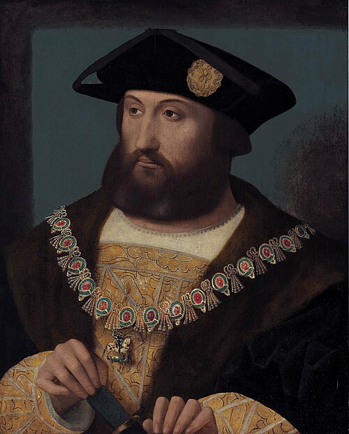 Charles Brandon, 1st Duke of Suffolk, wearing the Collar of the Garter, c. 1530