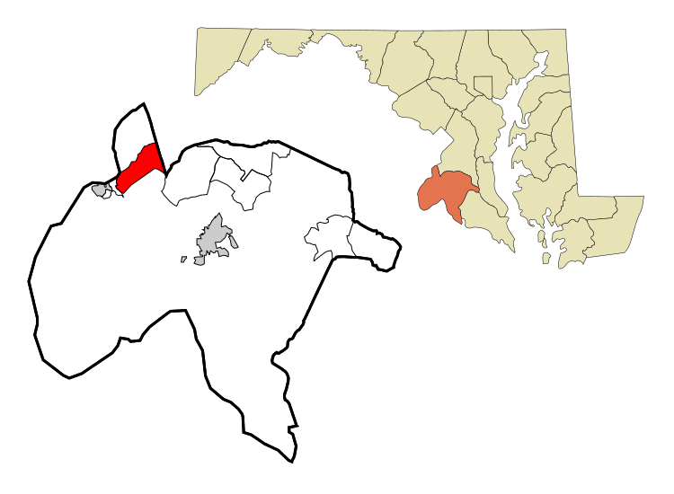 File:Charles County Maryland Incorporated and Unincorporated areas Bryans Road Highlighted.svg