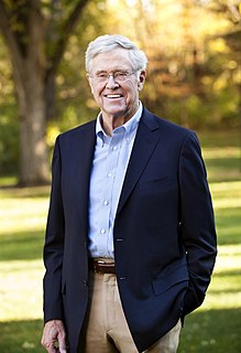 <span class="mw-page-title-main">Charles Koch</span> American billionaire and businessman