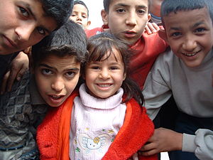 Children living next to Daurra Oil Refinery in Iraq.jpg