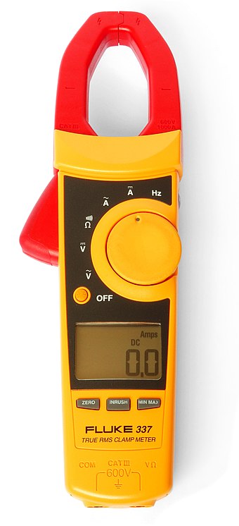 A clamp meter