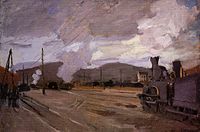 The Railroad Station at Argenteuil Claude Monet - The Gare d'Argenteuil.jpg