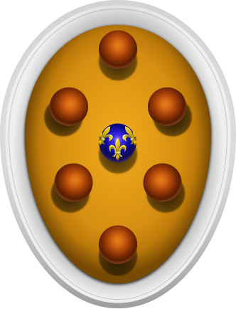 File:Coat of arms of Piero il Gottoso.svg