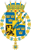 Coat of arms of Prince Daniel, Duke of Västergötland.svg