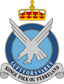 Coat of arms of the Royal Norwegian Air Force.svg
