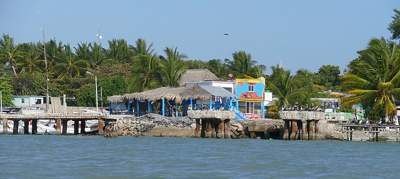 File:Colorful Sea Side - Isla Aguada Campeche.jpg