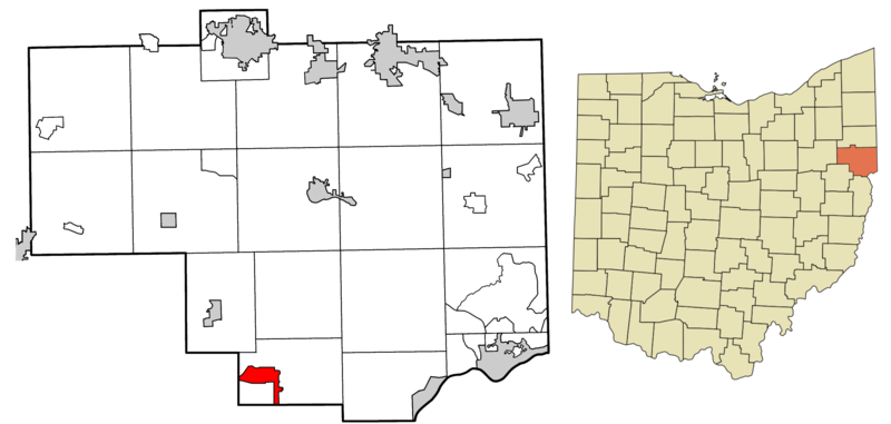 File:Columbiana County Ohio incorporated and unincorporated areas Salineville highlighted.png