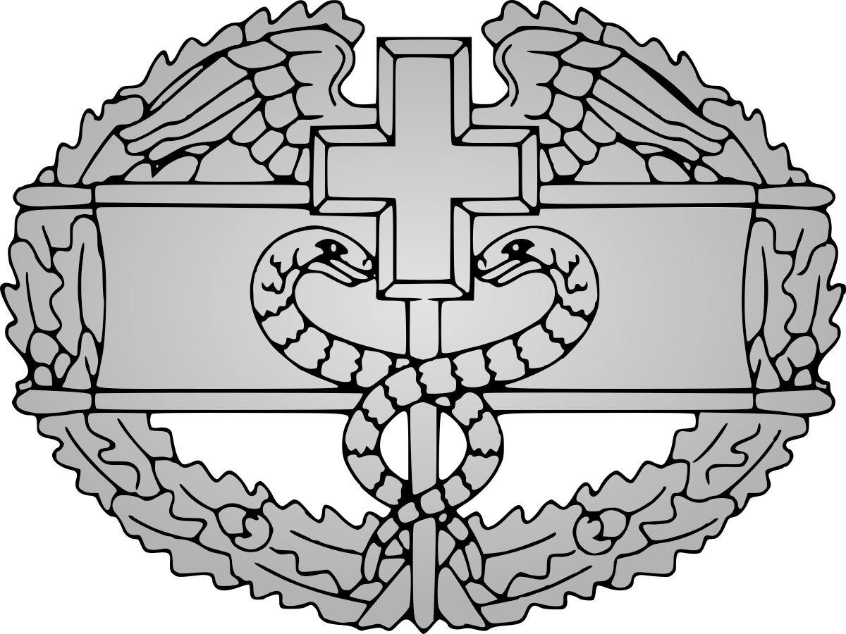 US Army Combat Medic 68 whiskey EMS EMT Paramedic Award Badge Medallion