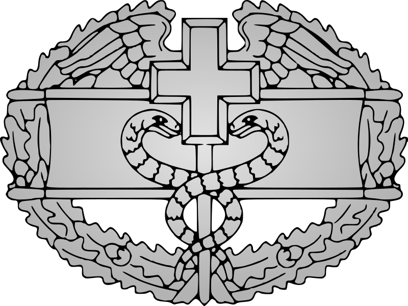 File:Combat Medical Badge, 1st award.svg