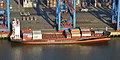 Deutsch: Feederschiff Iris Bolten am Containerterminal Altenwerder in Hamburg-Altenwerder.