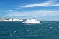 Crossing the English Channel (Le Manche). White cliffs of Dover in background.jpg