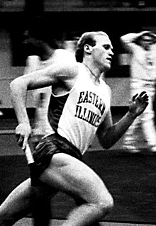 Dan Steele on an Eastern Illinois University Relay team Dan relay.jpg