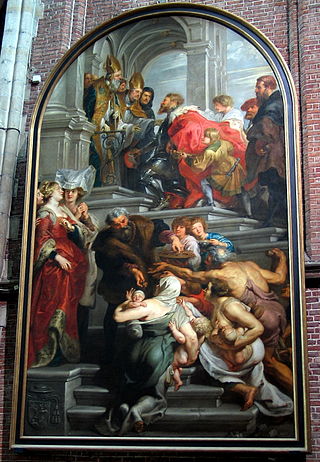 <i>The Conversion of Saint Bavo</i> Altarpiece by Peter Paul Rubens