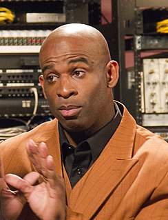 Deion Sanders American athlete, sports analyst, and football coach (born 1967)