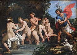 以下と異なる: Diana and Actaeon 