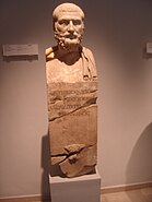 Hermai, jedna z rzeźb ustawianych przy drogach na cześć Hermesa, Dion