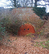 The abandoned tunnel at Newbold on the old route of the canal