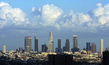 Lo skyline di Downtown Los Angeles