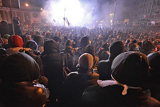 Dynamivska str. Euromaidan Protests. Events of Jan 19, 2014-2.jpg