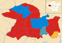 Ealing 2002 results map