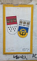 English: Cologne's and Ehrenfeld's coats of arms Deutsch: Die Wappen von Köln und Ehrenfeld