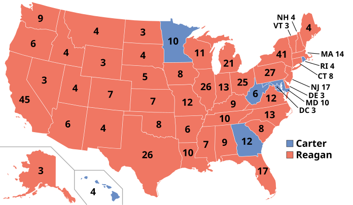 1980 United States Elections Wikipedia