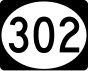 Mississippi Highway 302 marker